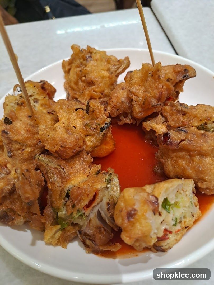Fried Food with Sauce