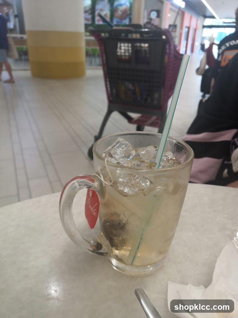 Iced Tea in a Glass Mug