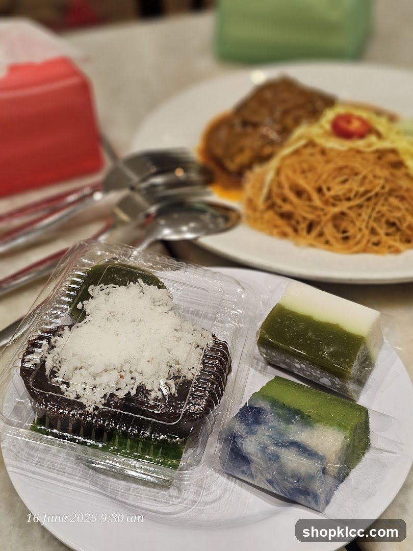Dessert and Meal Spread