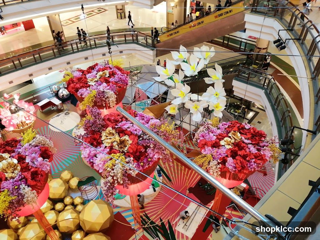 Mall Interior Floral Display