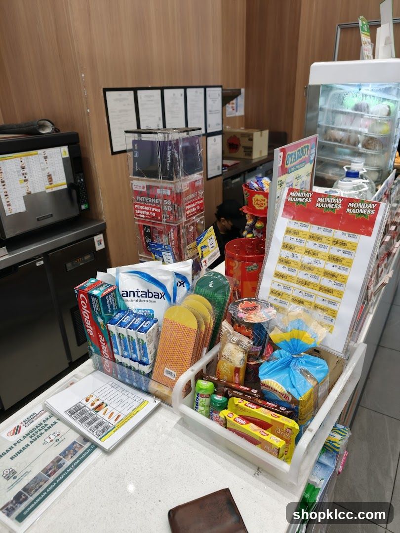 Convenience Store Counter Display