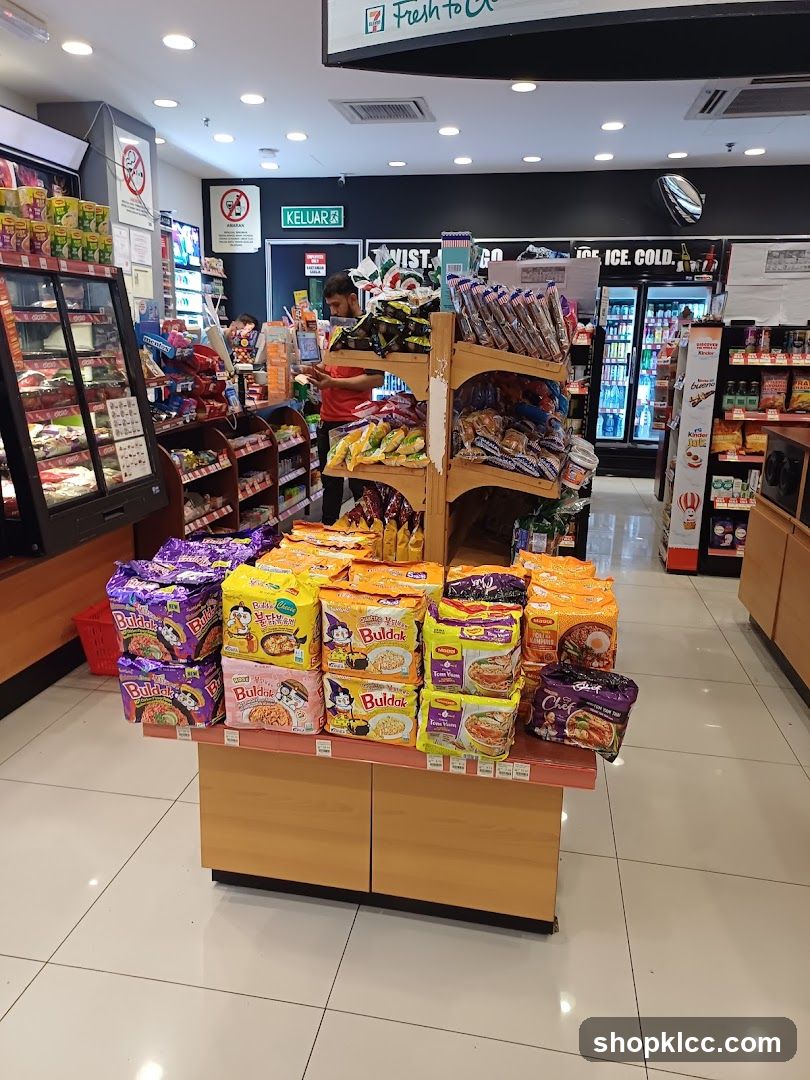Convenience Store Interior Display