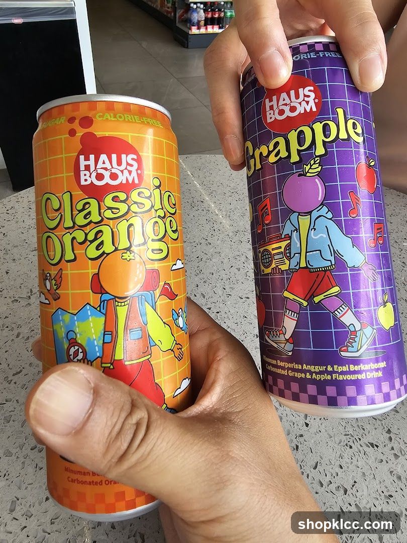 Hus Boom Cans Display