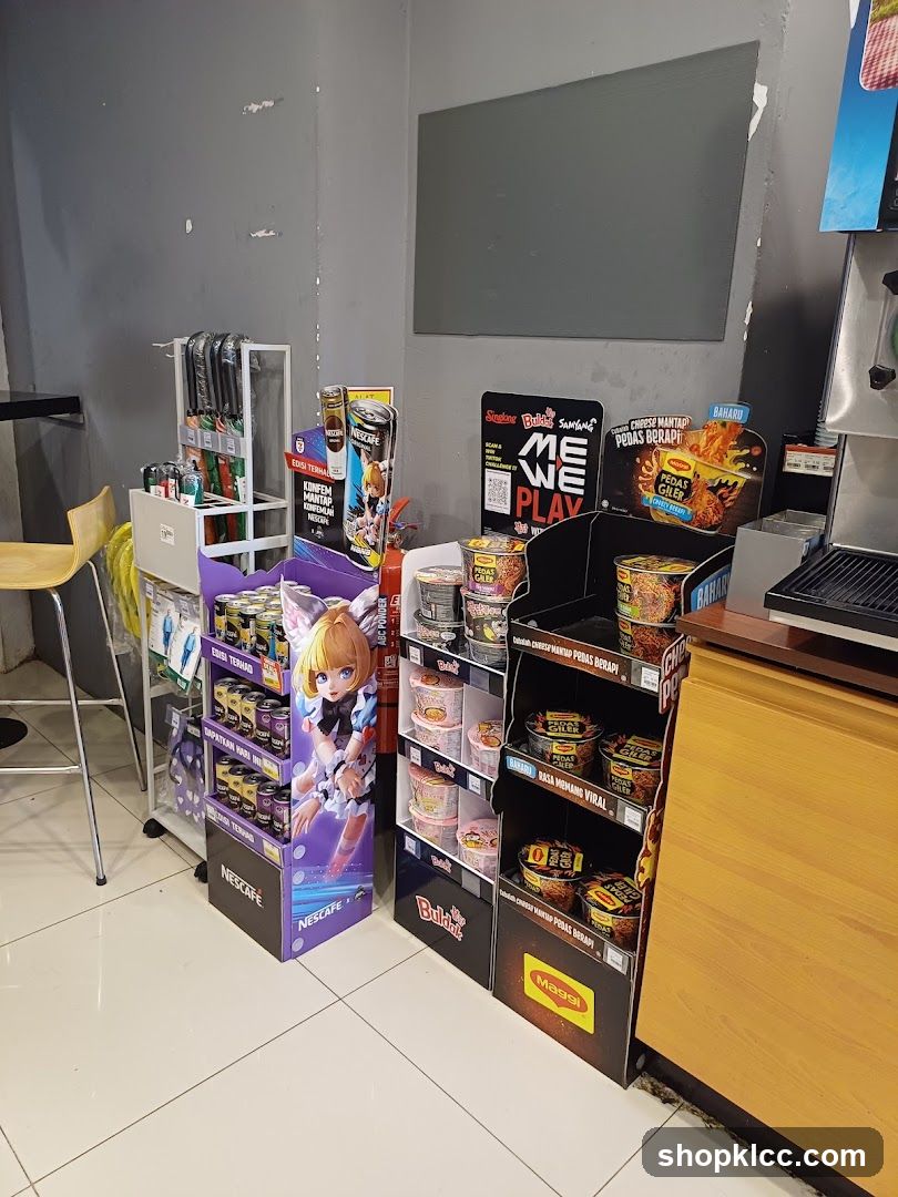 Convenience Store Interior Display