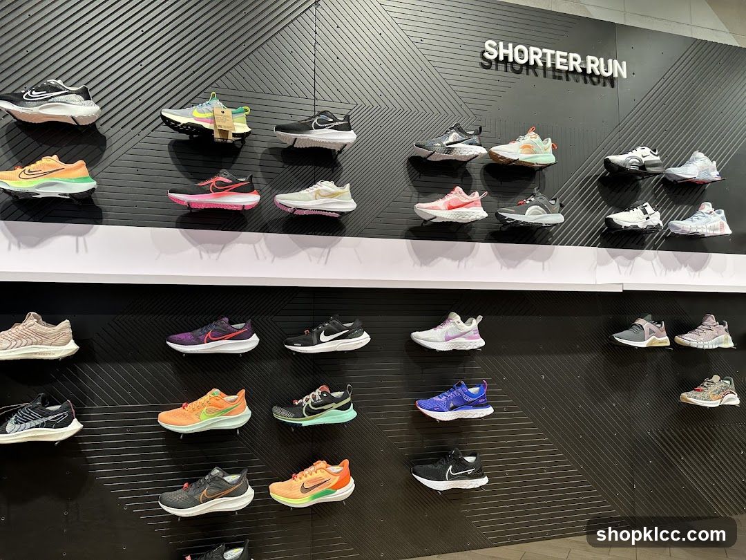 Nike Shoe Display Wall