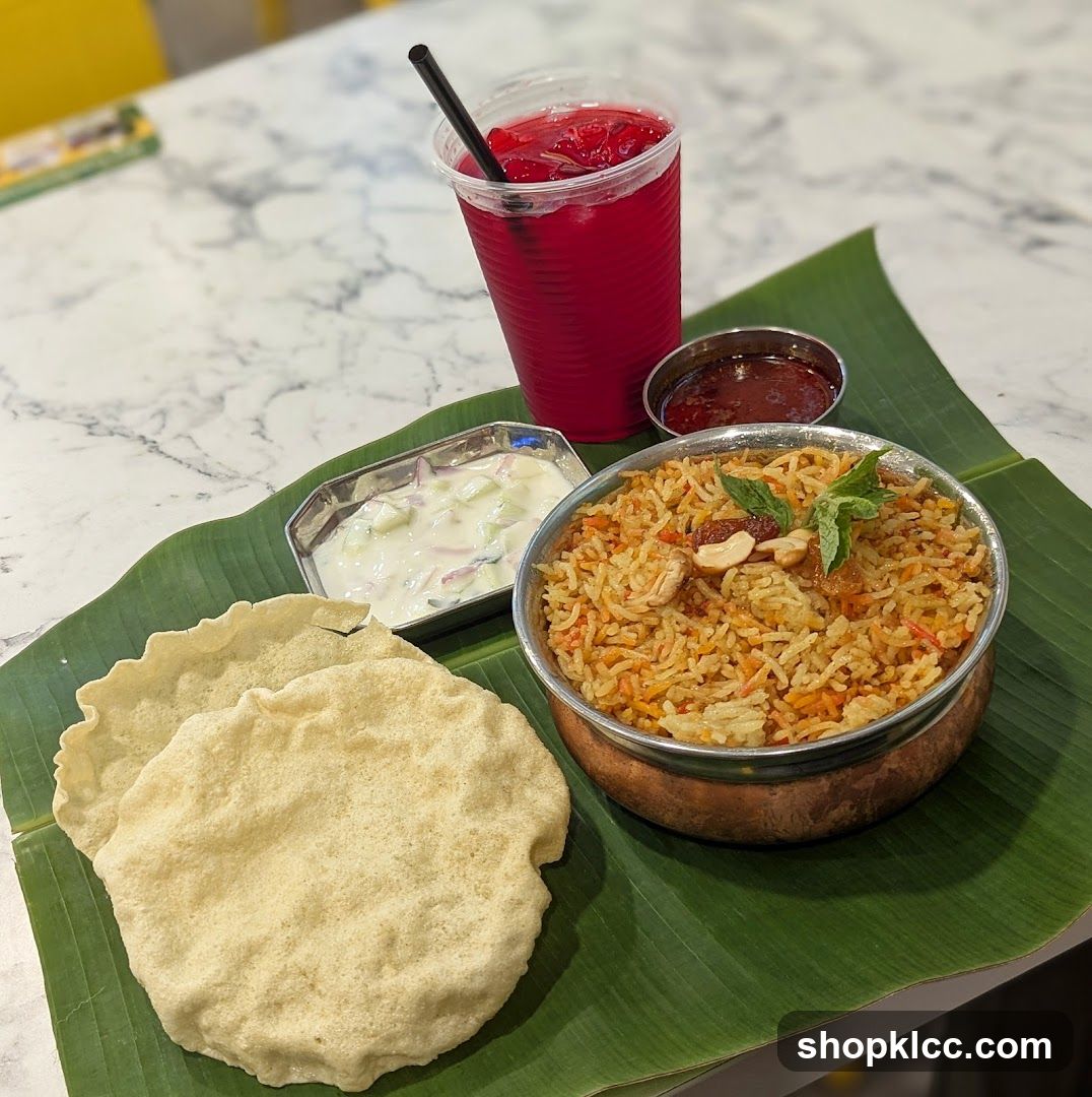 Biryani Meal with Drink