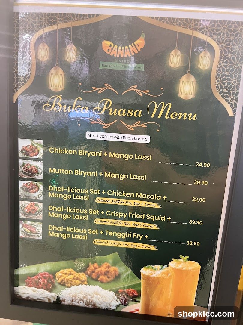Buka Puasa Menu