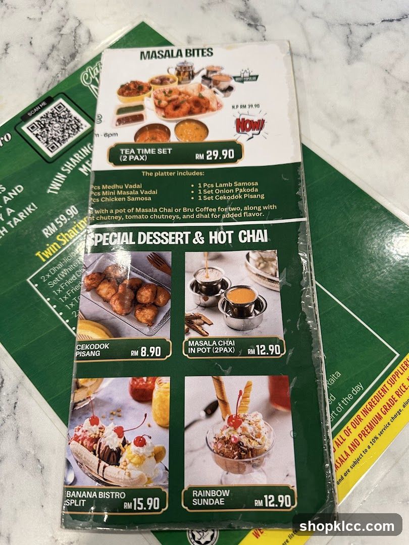 Masala Bites Menu