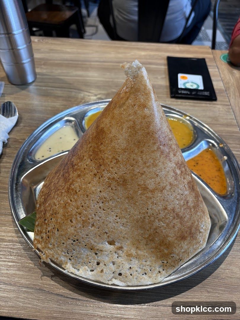 Dosa with Chutneys