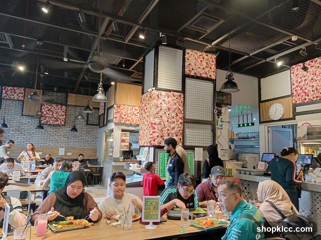 Restaurant Interior with Diners