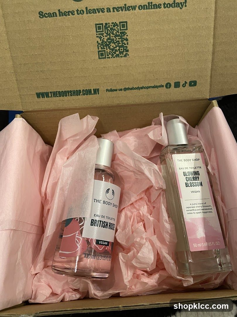 Body Shop Product Unboxing