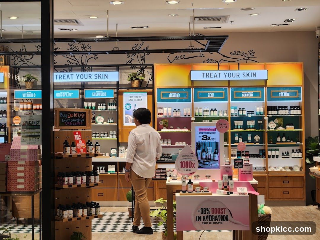 Skincare Store Interior Display