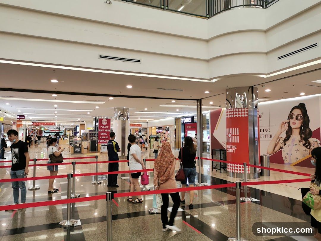 Shopping Mall Interior with Queuing Area