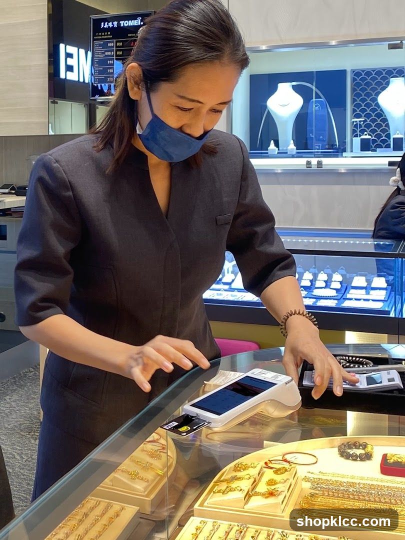 Jewelry Store Interior with Staff