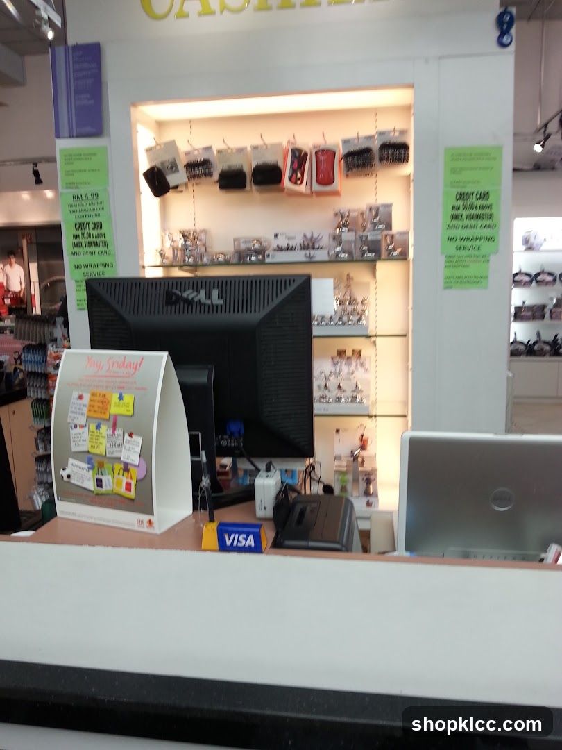 Cashier Counter Display