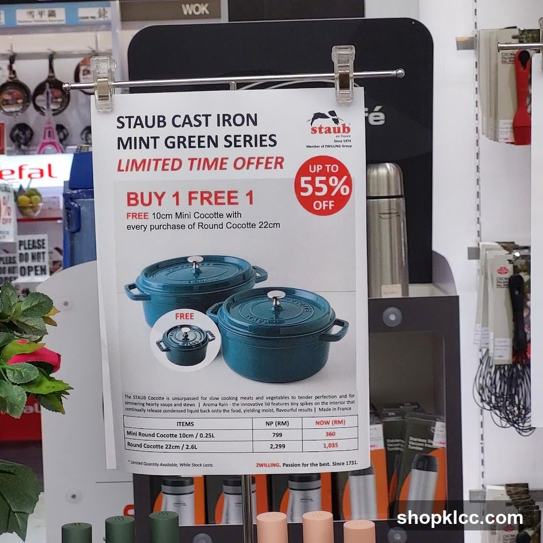 Staub Cast Iron Mint Green Series Ad