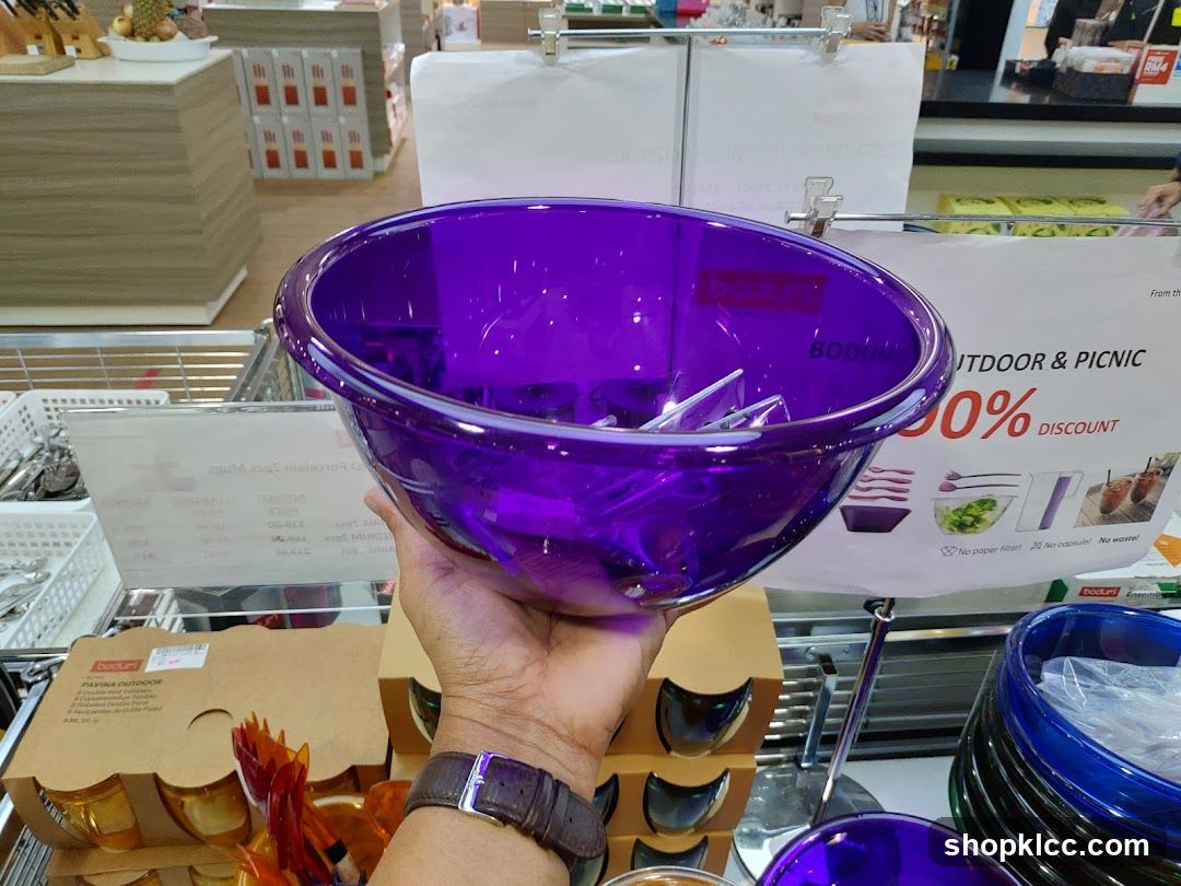 Purple Bowl Display