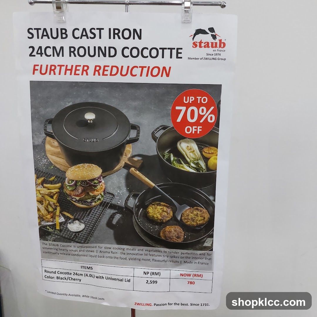 Staub Cast Iron Advertisement