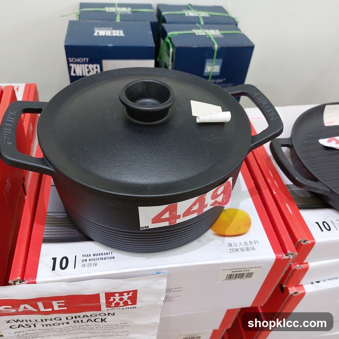 ZWILLING Cast Iron Pot Display