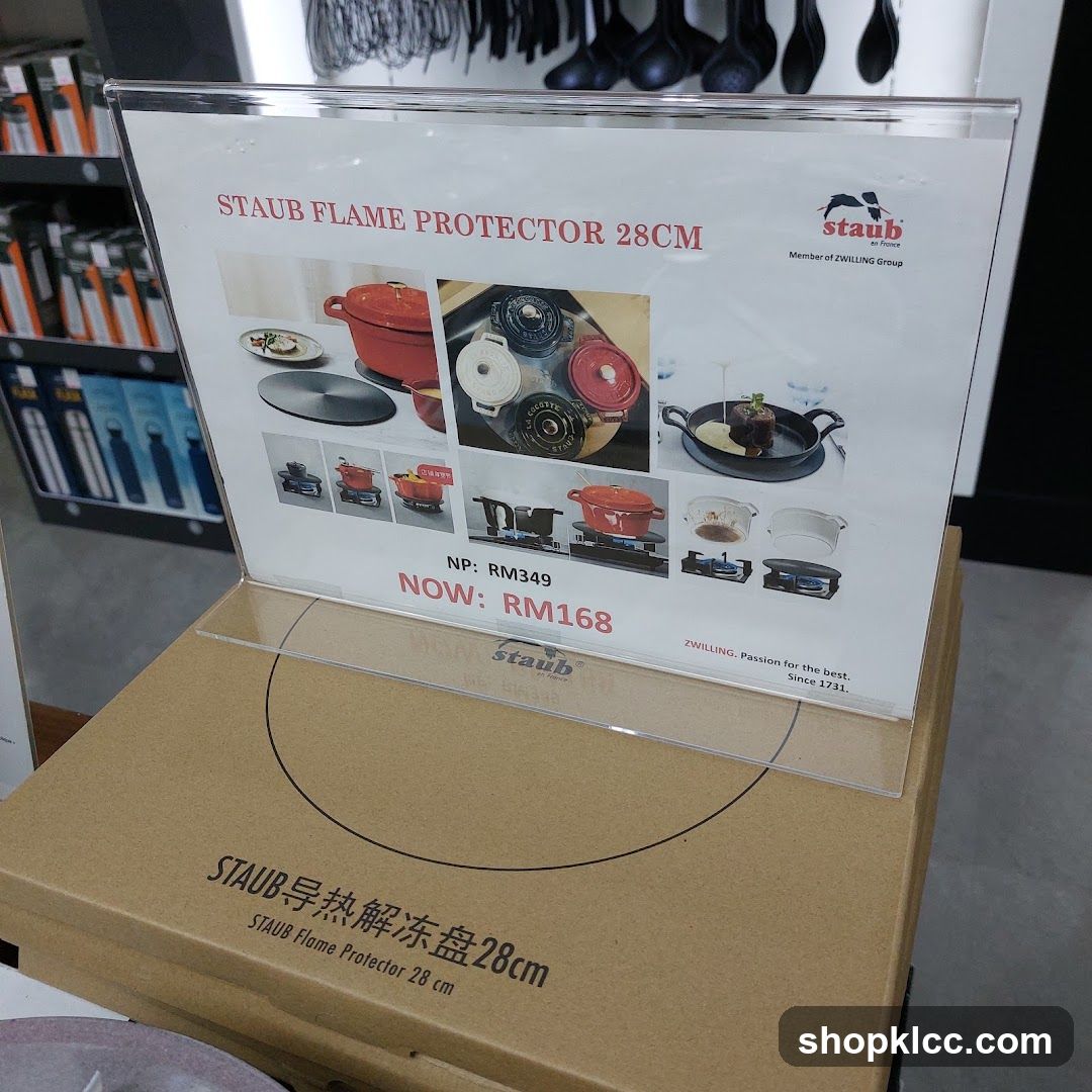 Staub Flame Protector Display