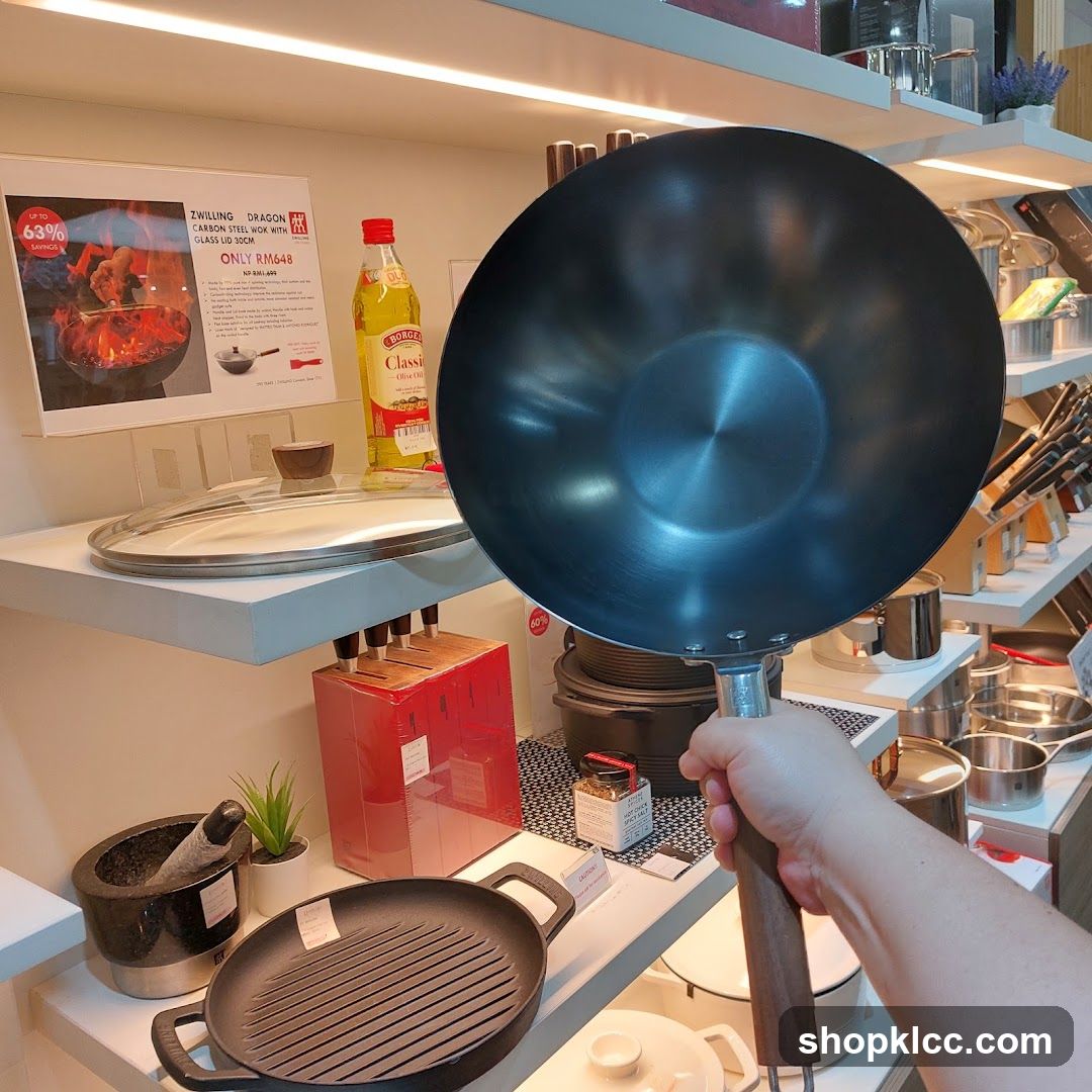 Wok Display in Store