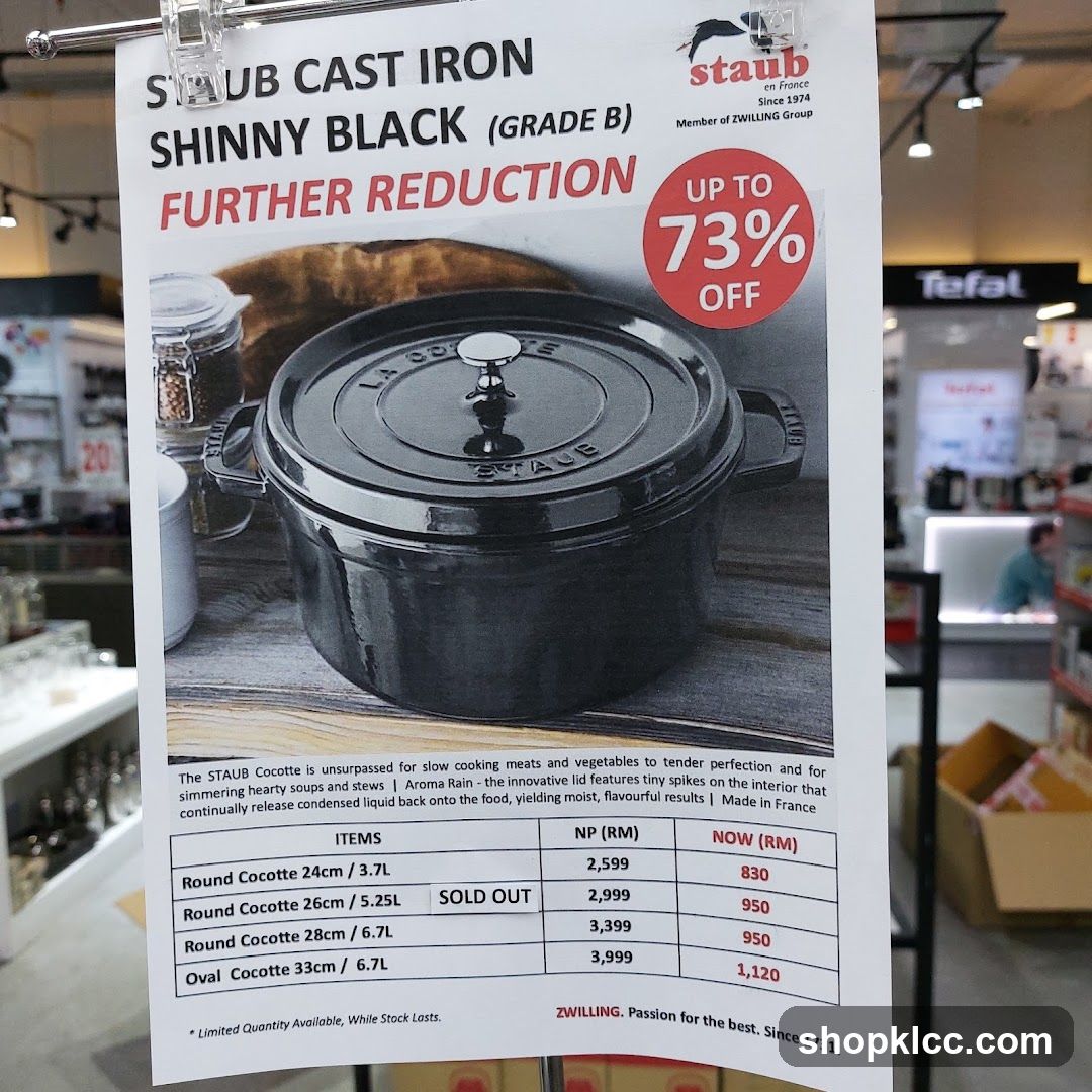 Staub Cast Iron Promotion Flyer