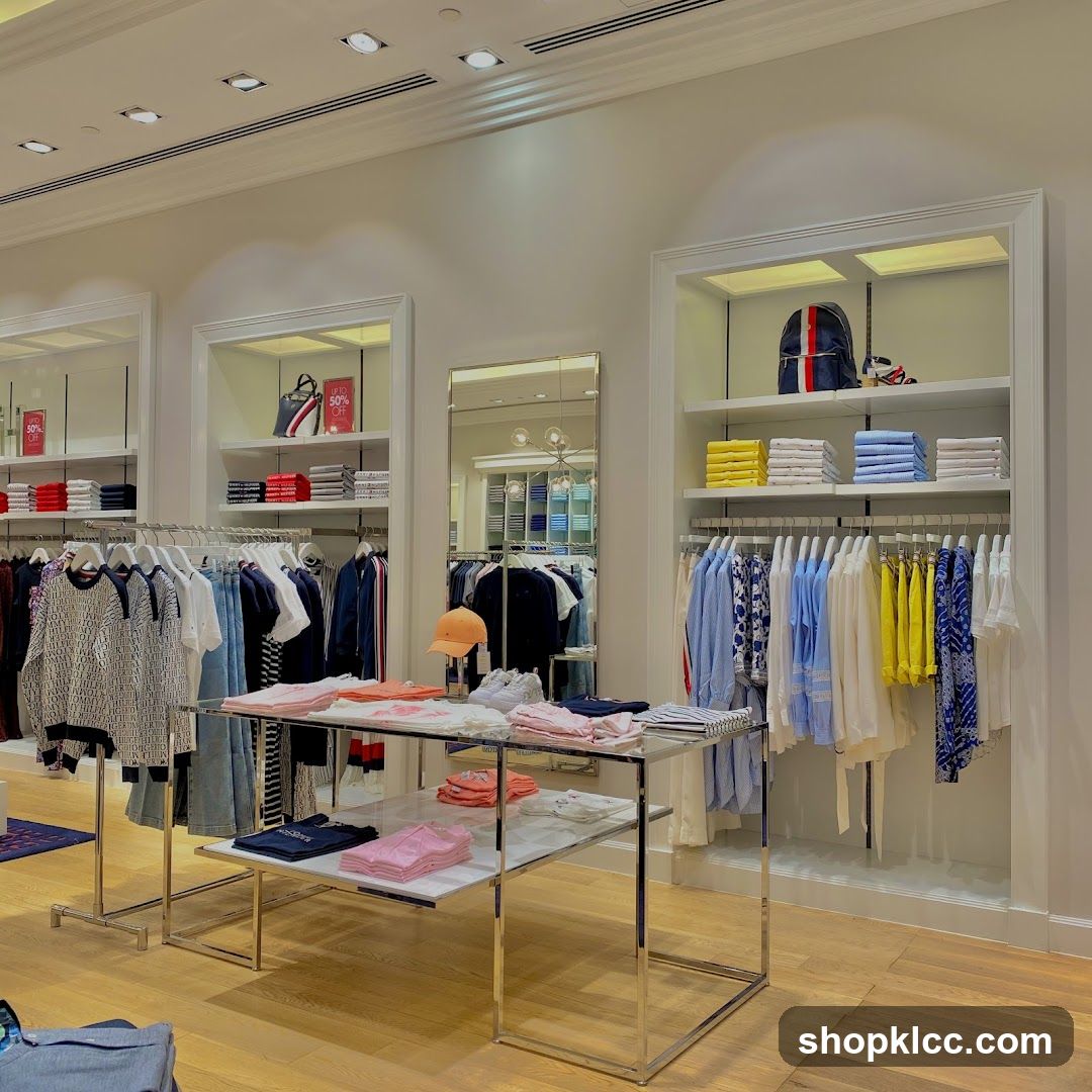 Clothing Store Interior Display