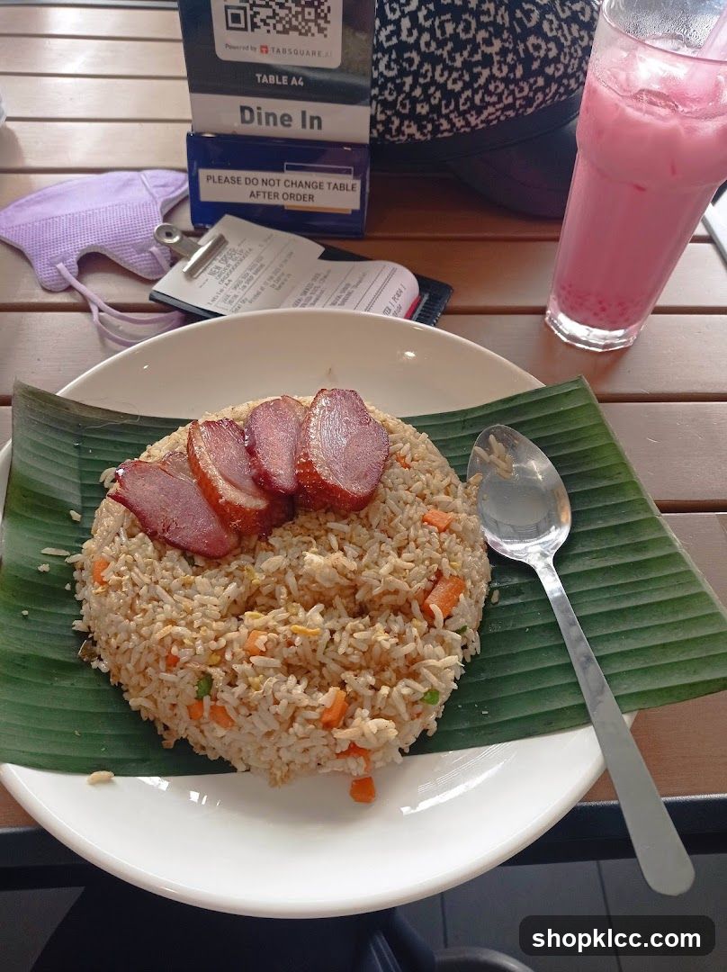 Fried Rice with Sliced Meat