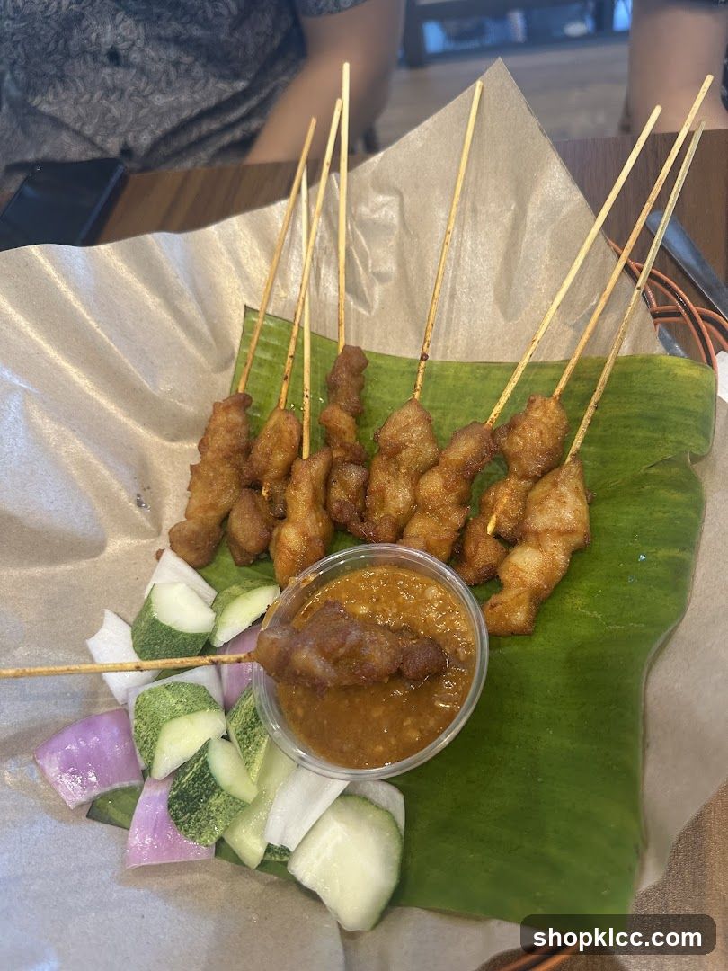 Chicken Satay with Peanut Sauce