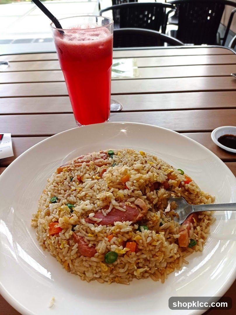 Fried Rice and Drink