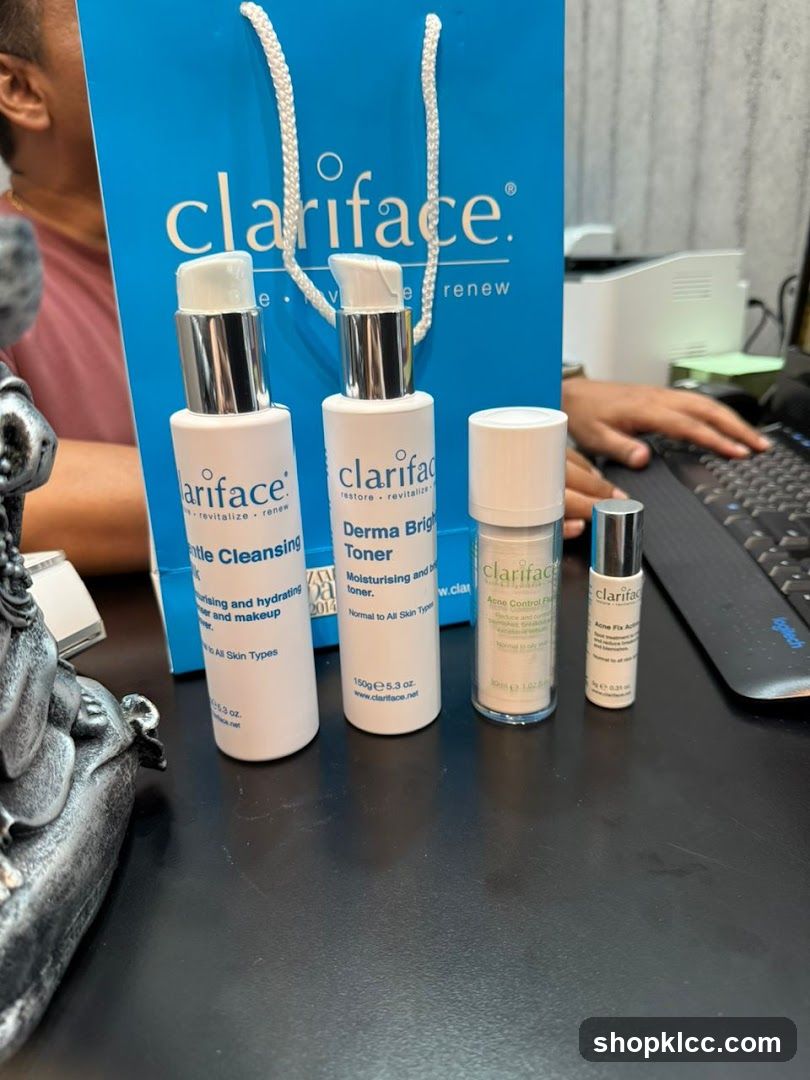 Clariface Skincare Products