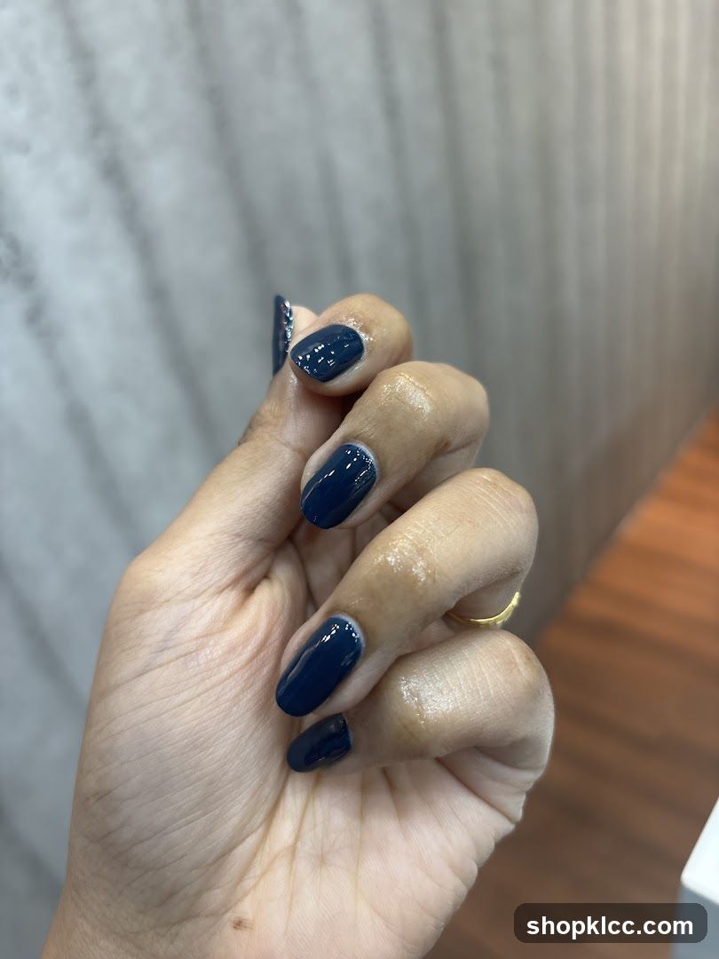 Dark Blue Nails