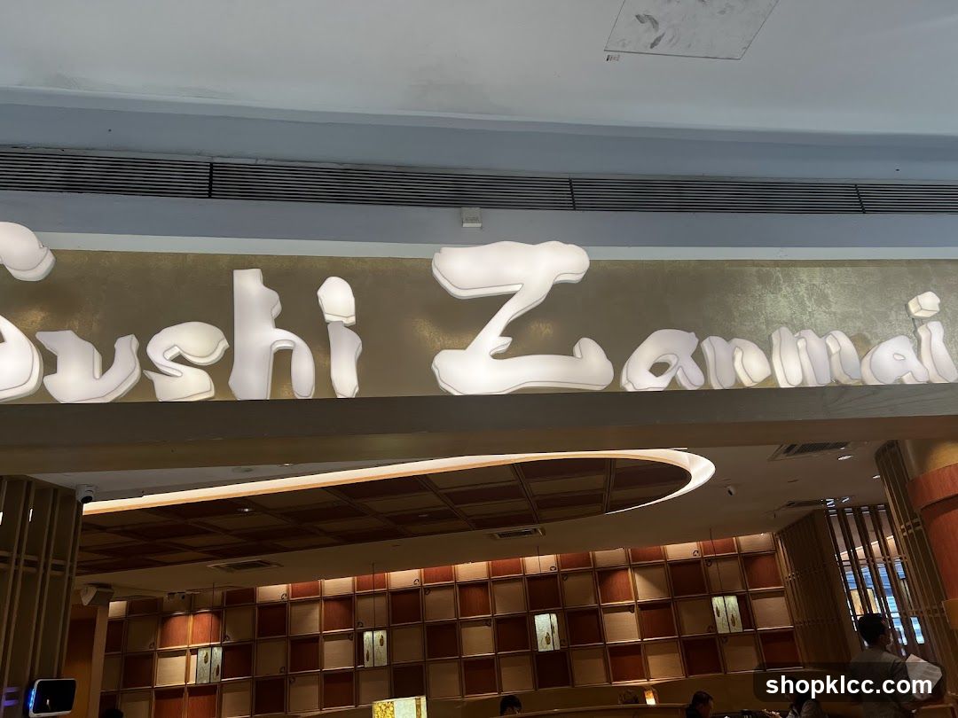 Sushi Zanmai Signage