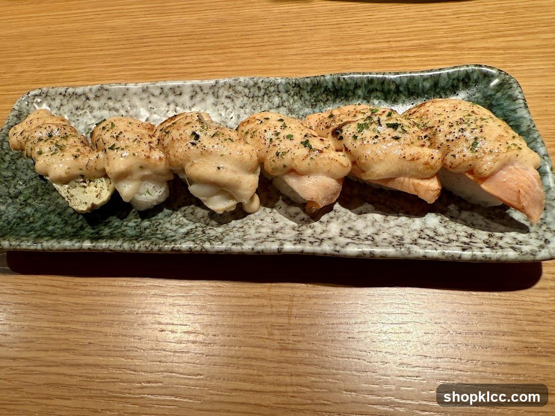 Seared Salmon Nigiri