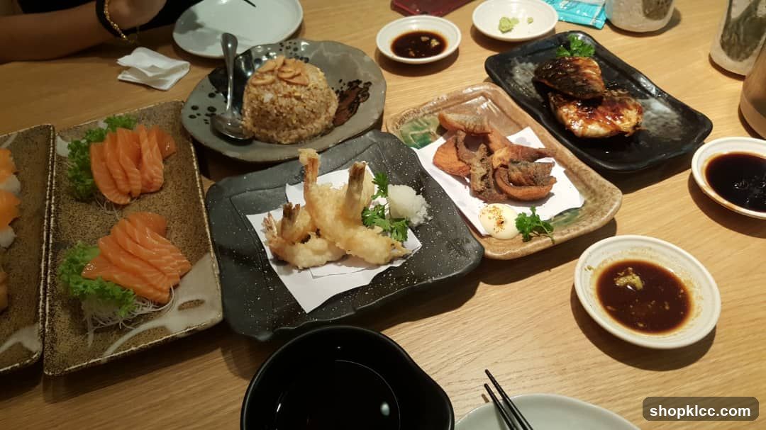 Japanese Food Spread