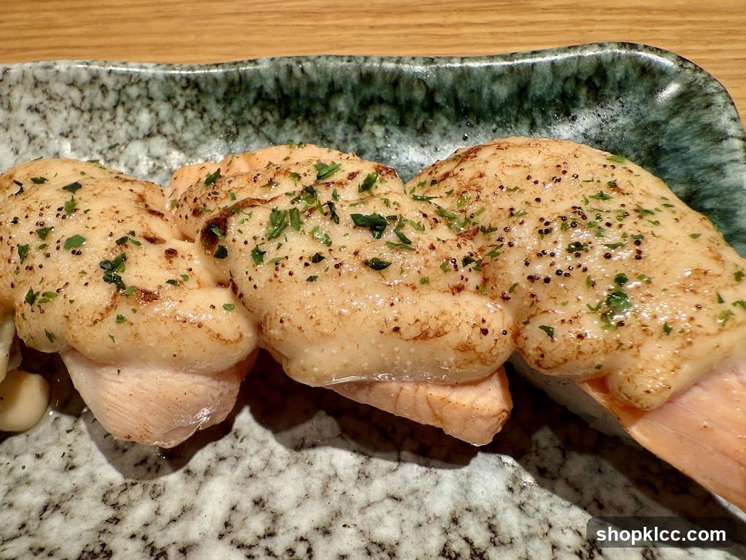 Seared Salmon Nigiri