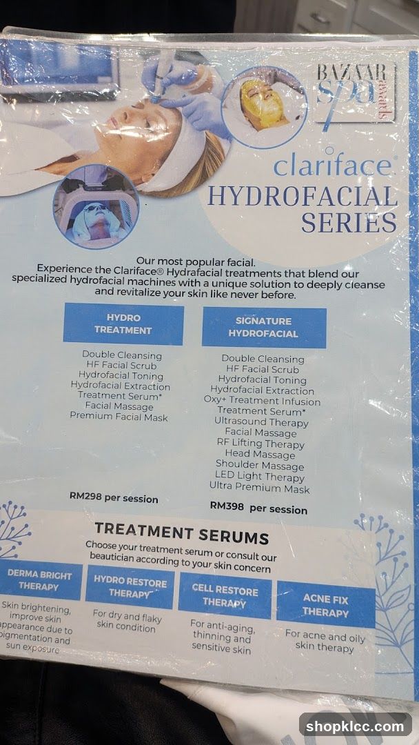 Clariface Hydrofacial Series