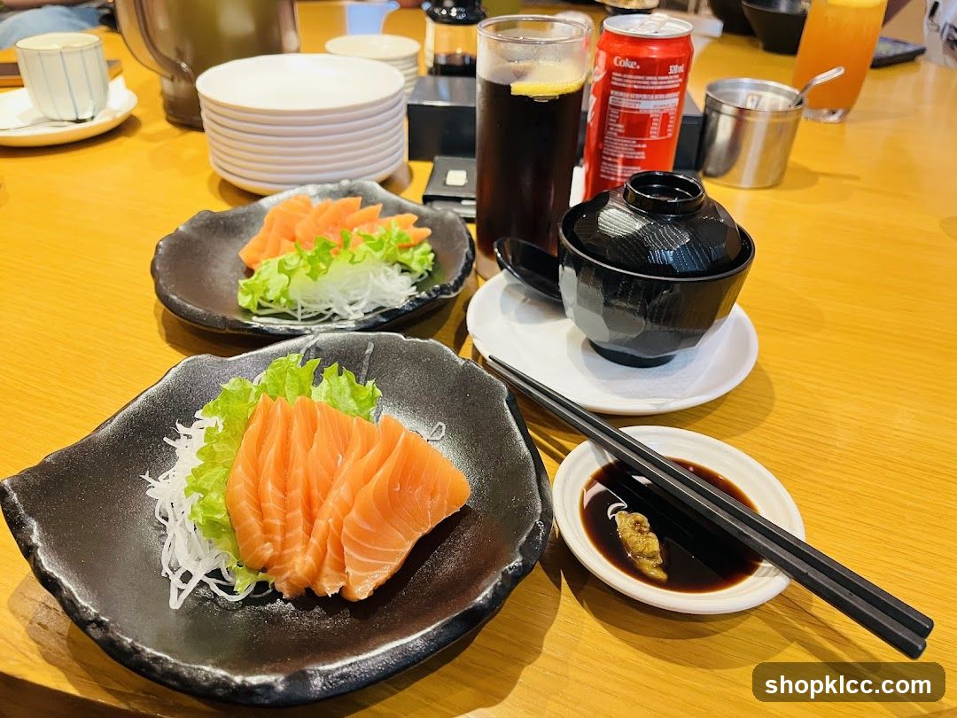 Salmon Sashimi Meal