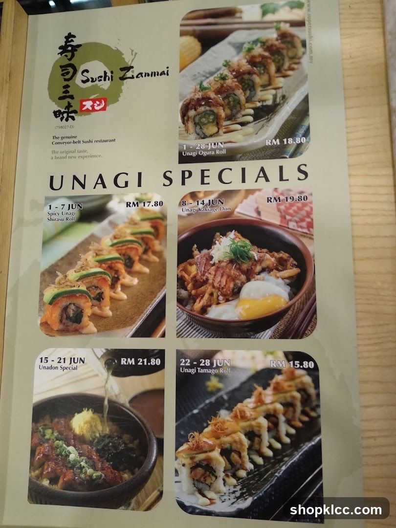 UNAGI SPECIALS