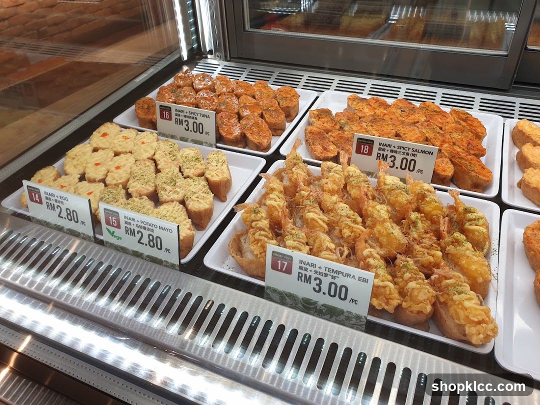 Assortment of Inari Sushi