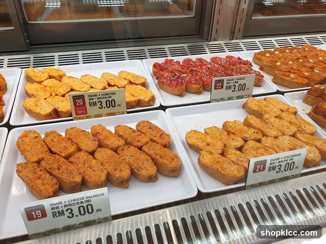 Assortment of Inari Sushi