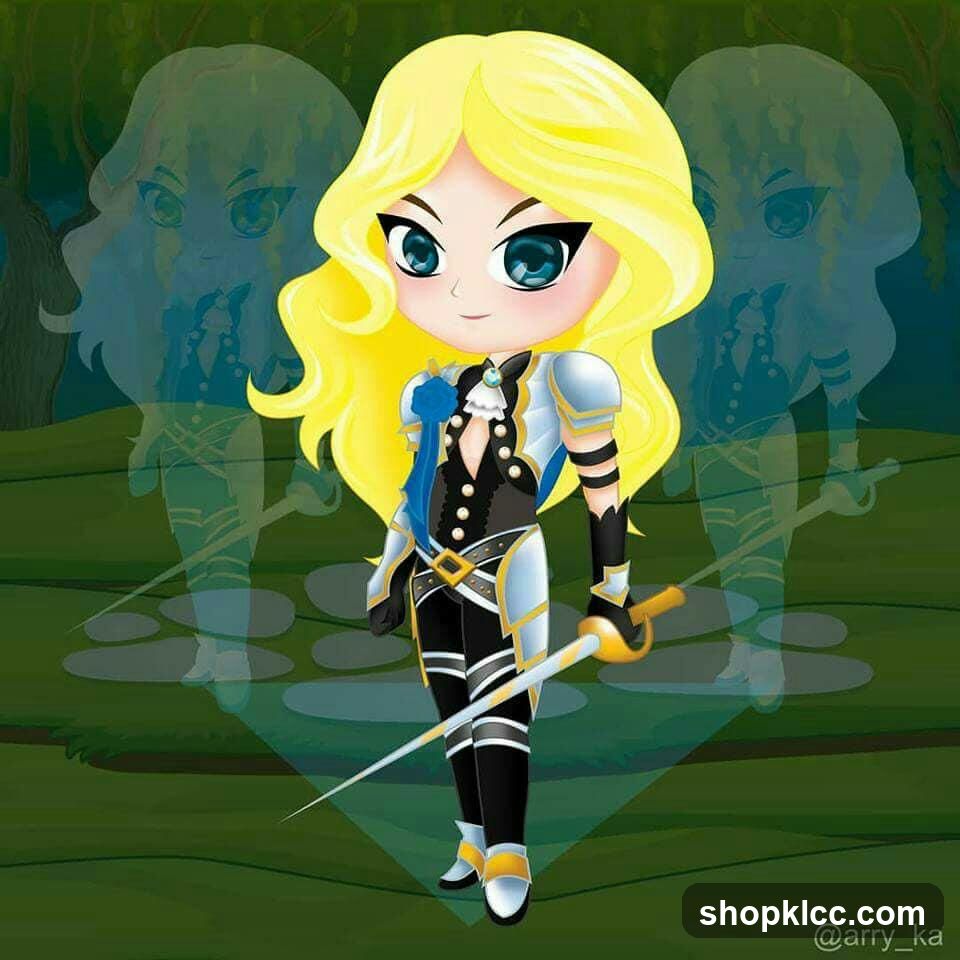 Chibi Warrior with Sword