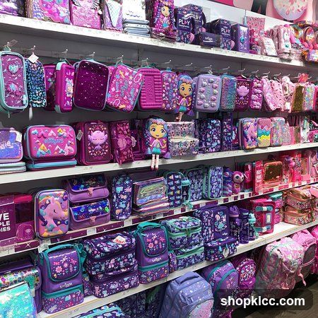 Purple Backpacks and Lunchboxes