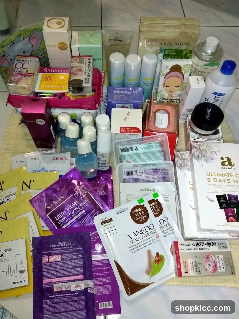 Assortment of Skincare Products