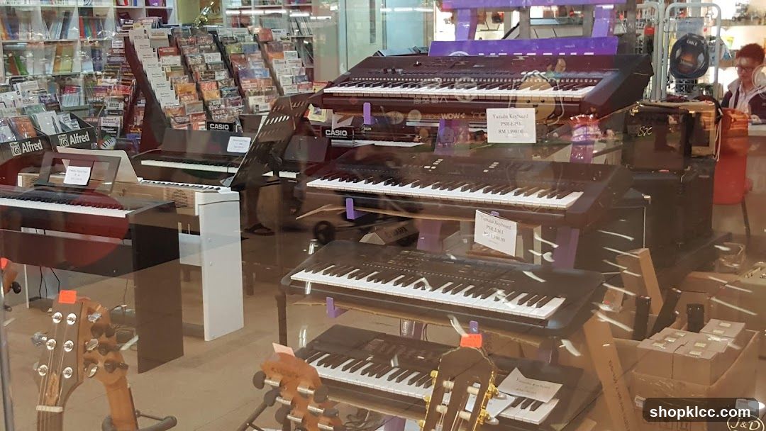 Musical Instrument Store Display