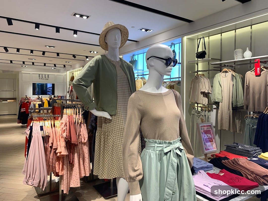 Mannequins in a clothing store