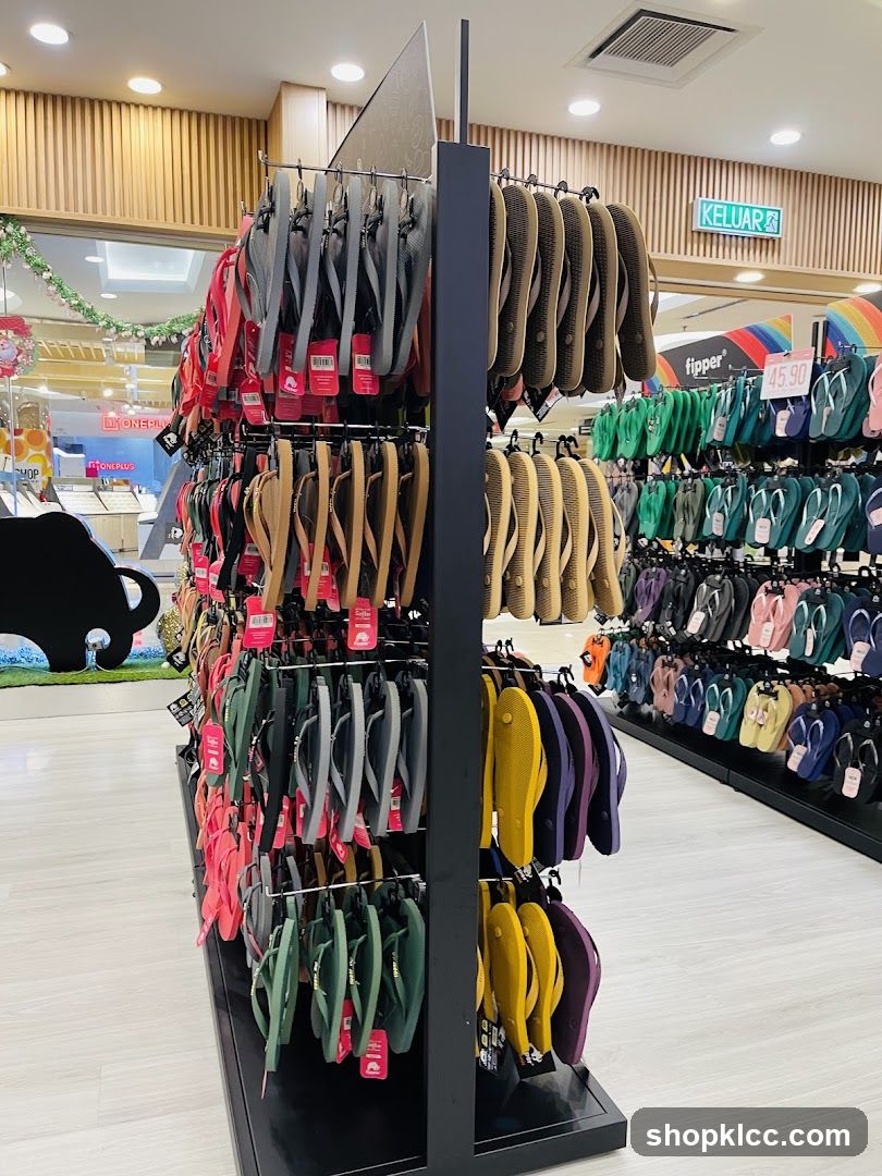 Flip-Flop Display in Store