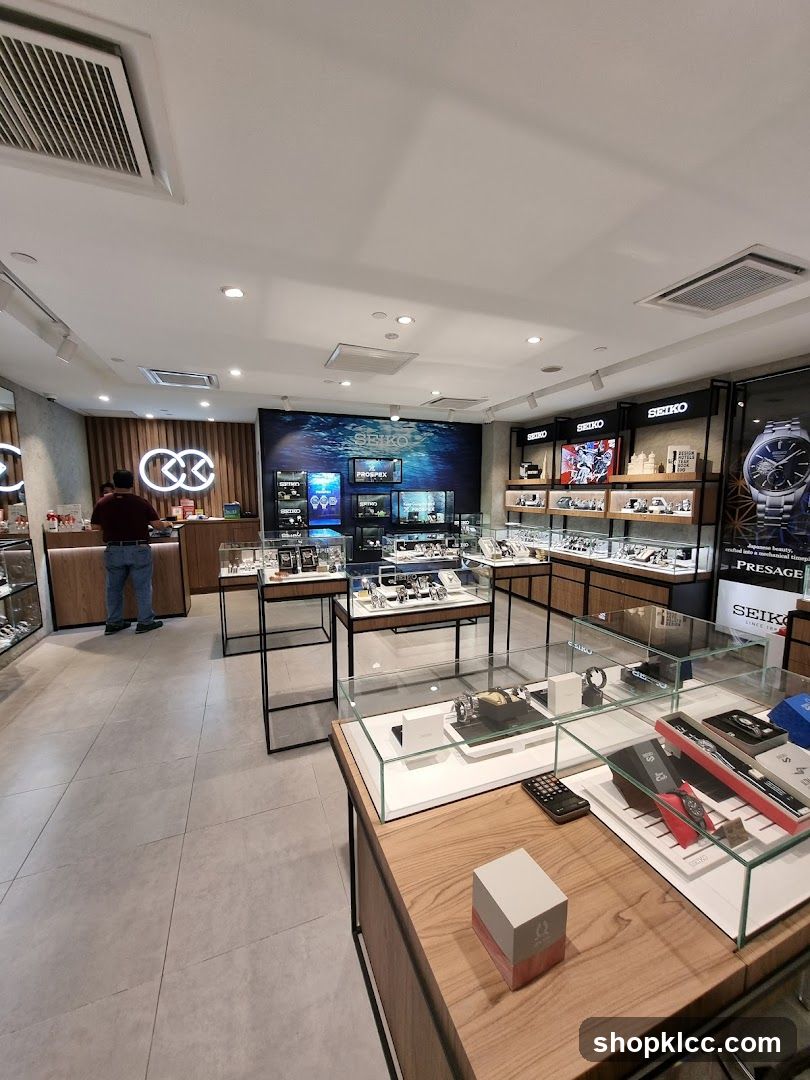 Seiko Watch Store Interior