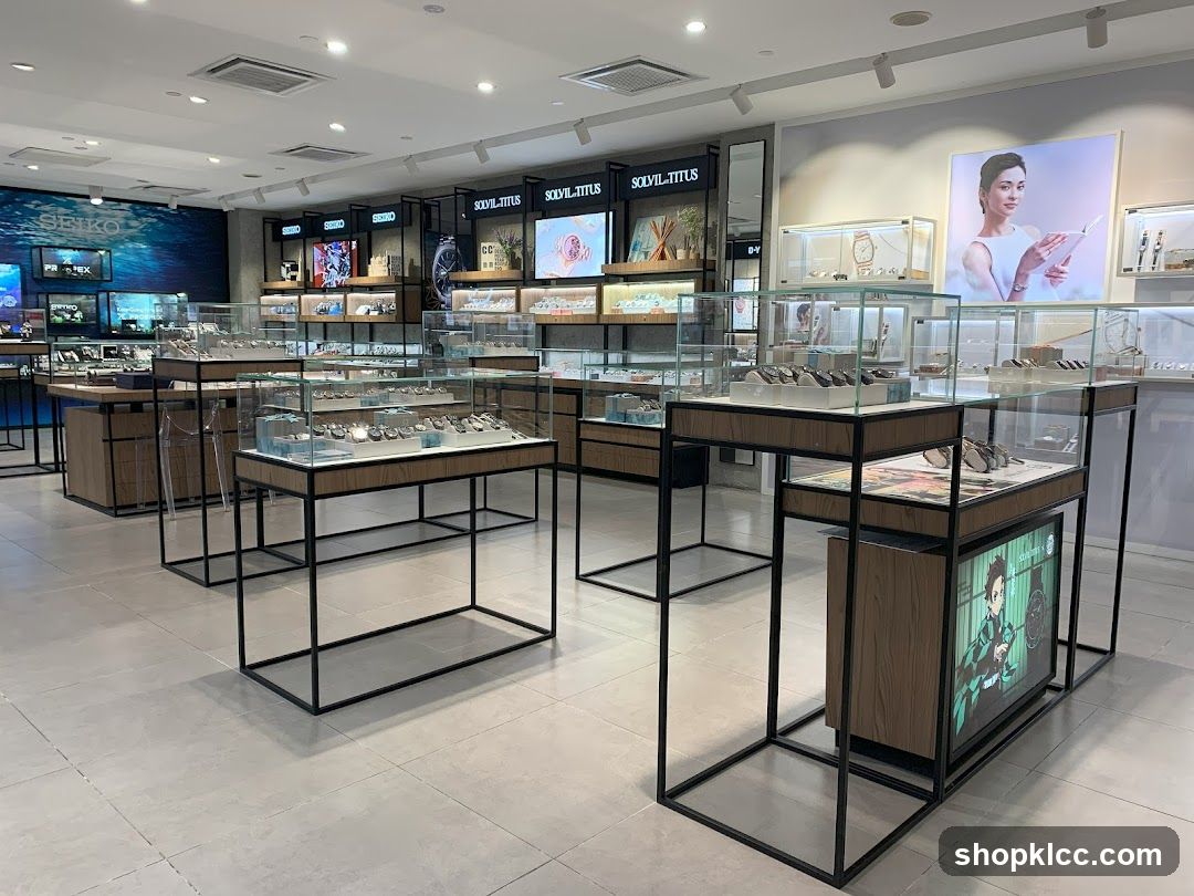 Seiko Watch Store Interior
