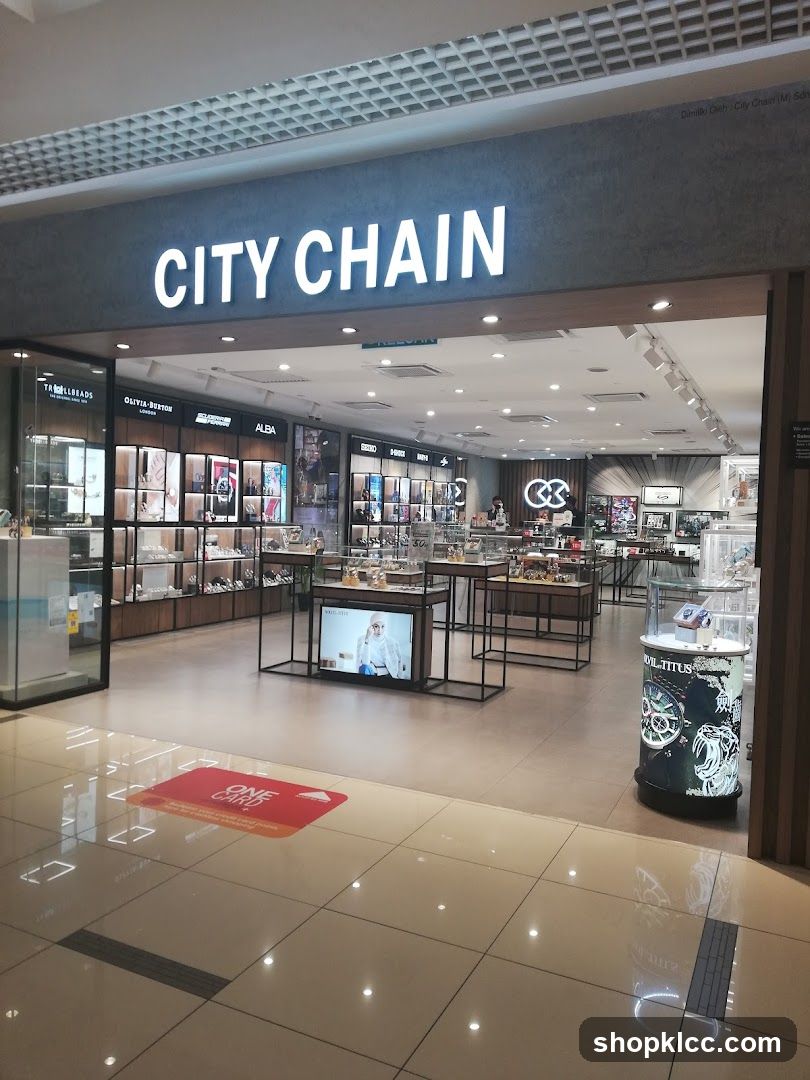 City Chain Store Entrance